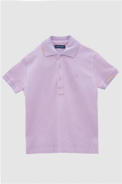 Nebbati Erkek Çocuk Lila T-Shirt