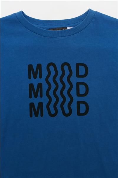 Nebbati Erkek Çocuk Mavi T-Shirt