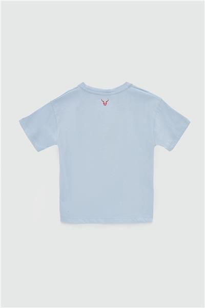 Nebbati Erkek Çocuk Mavi T-Shirt
