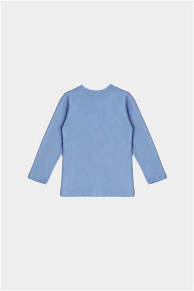Nebbati Erkek Çocuk Mavi T-Shirt
