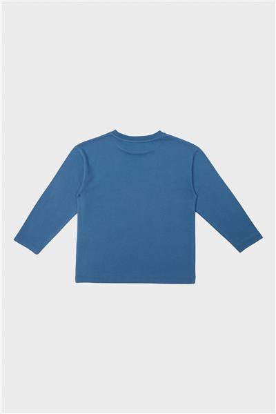 Nebbati Erkek Çocuk Mavi T-Shirt