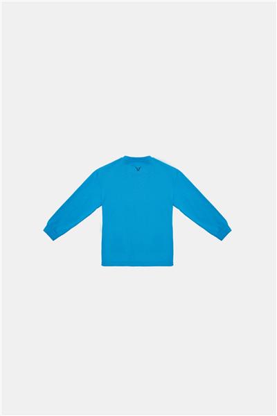 Nebbati Erkek Çocuk Mavi T-Shirt