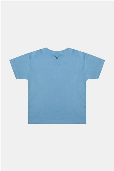 Nebbati Erkek Çocuk Mavi Tshirt