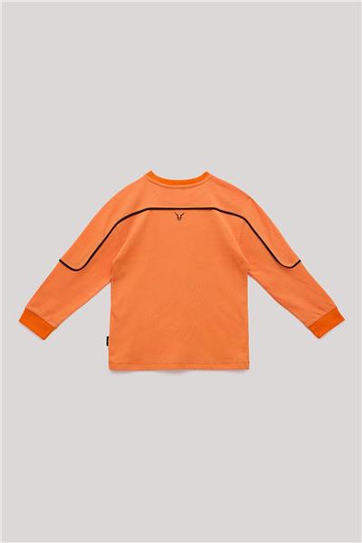 Nebbati Erkek Çocuk Oranj Sweatshirt