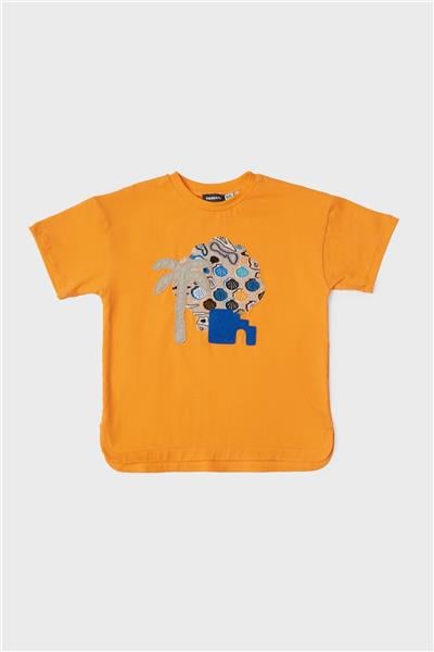 Nebbati Erkek Çocuk Oranj T-Shirt