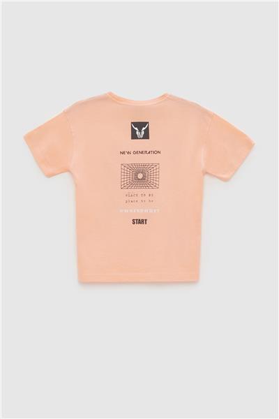 Nebbati Erkek Çocuk Oranj T-Shirt