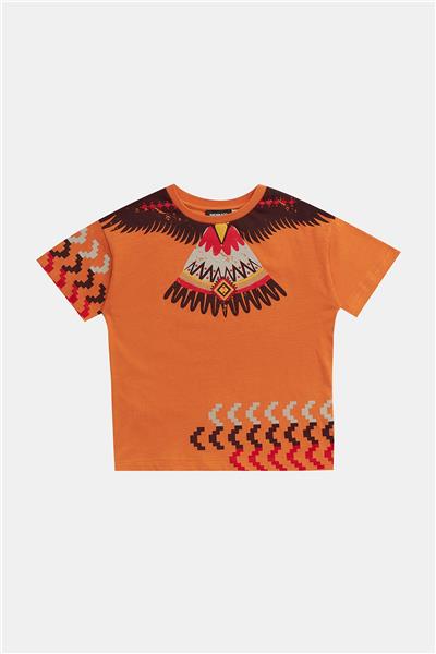 Nebbati Erkek Çocuk Oranj Tshirt