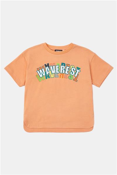 Nebbati Erkek Çocuk Oranj Tshirt