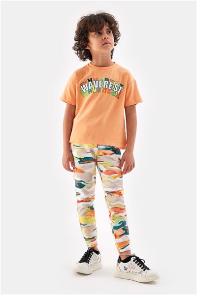 Nebbati Erkek Çocuk Oranj Tshirt