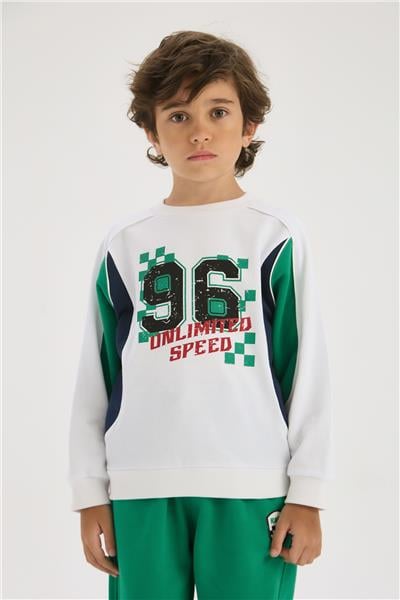 Nebbati Boy Colorful SweatshirtNebbati Boy Colorful Sweatshirt