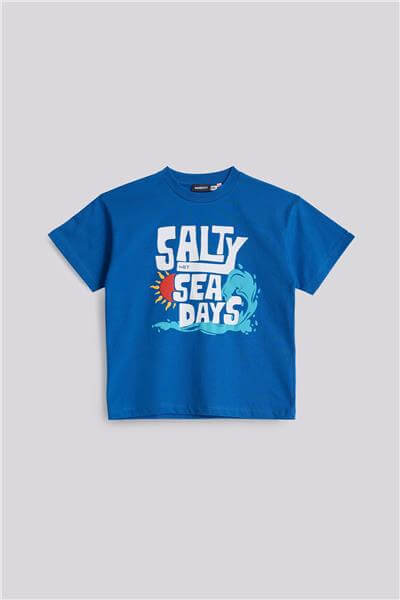 Nebbati Erkek Çocuk Saks TshirtNebbati Erkek Çocuk Saks Tshirt