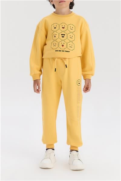 Nebbati Boy Yellow Tracksuit BottomNebbati Boy Yellow Tracksuit Bottom