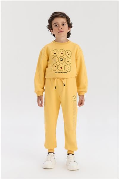 Nebbati Boy Yellow Tracksuit BottomNebbati Boy Yellow Tracksuit Bottom