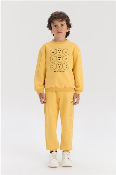 Nebbati Boy Yellow SweatshirtNebbati Boy Yellow Sweatshirt