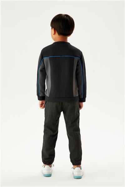 Nebbati Erkek Çocuk Siyah Sweatshirt