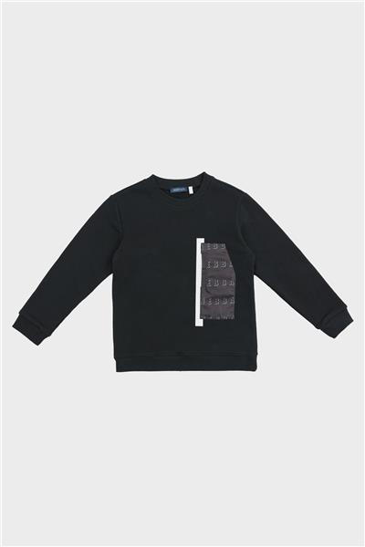 Nebbati Erkek Çocuk Siyah T-Shirt
