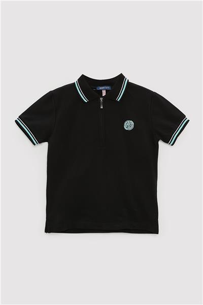 Nebbati Erkek Çocuk Siyah T-Shirt