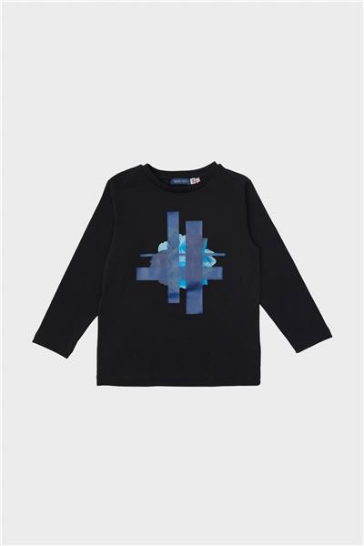 Nebbati Erkek Çocuk Siyah T-Shirt
