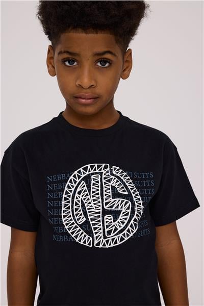 Nebbati Erkek Çocuk Siyah TshirtNebbati Erkek Çocuk Siyah Tshirt