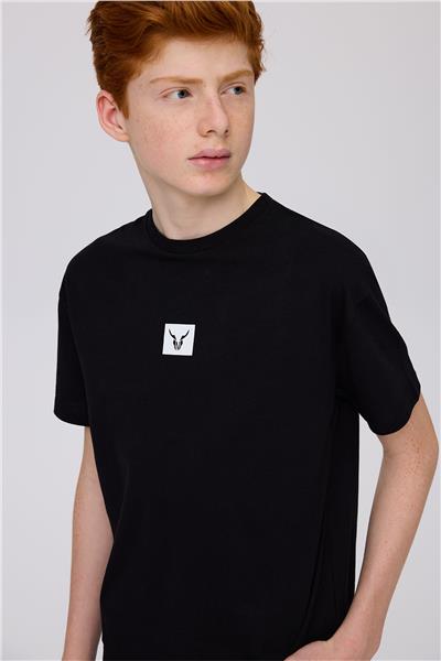 Nebbati Erkek Çocuk Siyah TshirtNebbati Erkek Çocuk Siyah Tshirt