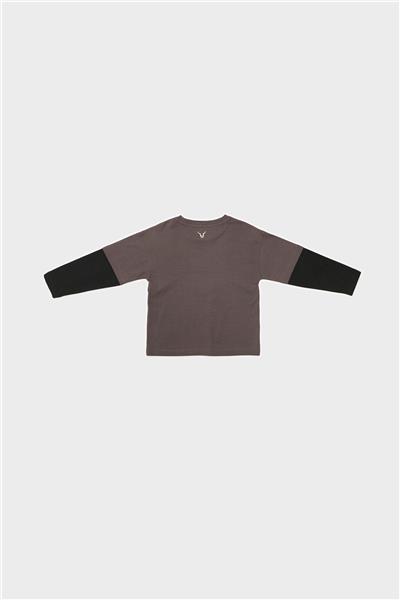 Nebbati Erkek Çocuk Vizon Tshirt