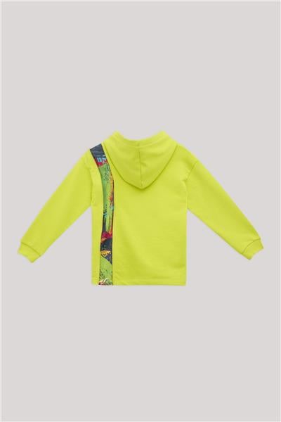 Nebbati Erkek Çocuk Yeşil Sweatshirt