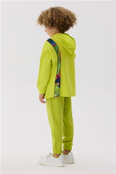 Nebbati Erkek Çocuk Yeşil Sweatshirt
