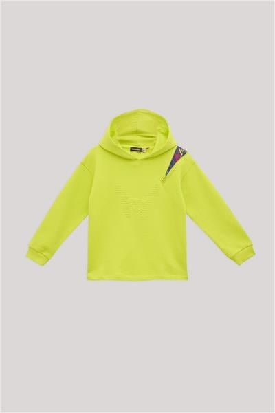 Nebbati Erkek Çocuk Yeşil Sweatshirt