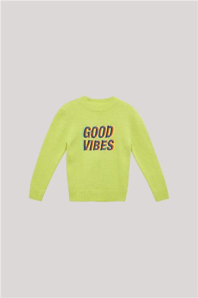 Nebbati Erkek Çocuk Yeşil Sweatshirt