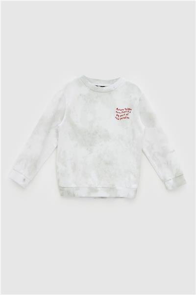 Nebbati Erkek Çocuk Yeşil Sweatshirt