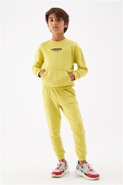 Nebbati Erkek Çocuk Yeşil Sweatshirt