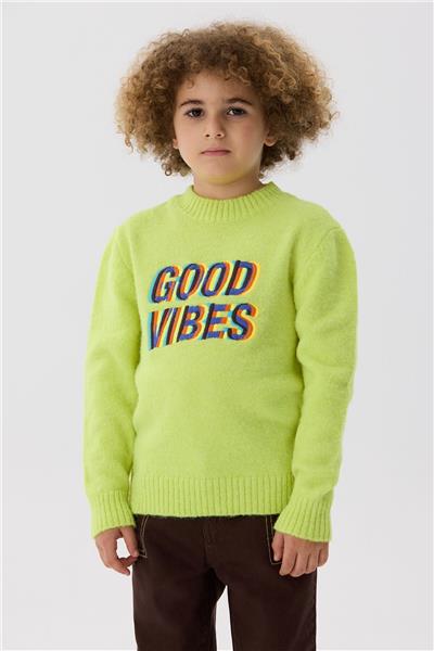 Nebbati Erkek Çocuk Yeşil Sweatshirt