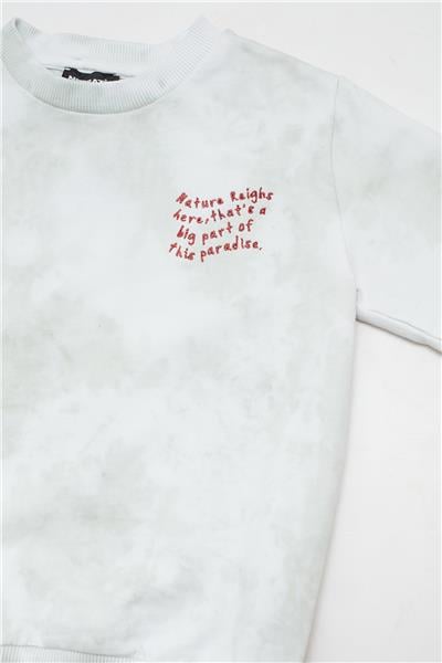 Nebbati Erkek Çocuk Yeşil Sweatshirt