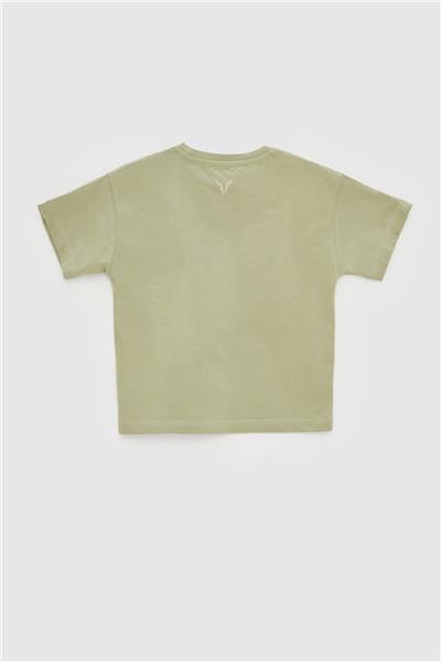 Nebbati Erkek Çocuk Yeşil T-Shirt