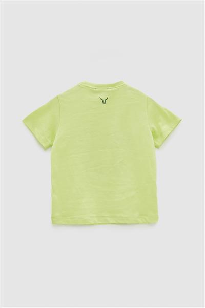 Nebbati Erkek Çocuk Yeşil T-Shirt