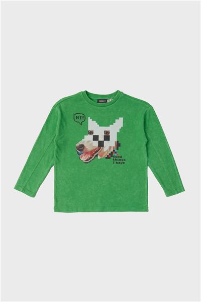 Nebbati Erkek Çocuk Yeşil T-Shirt