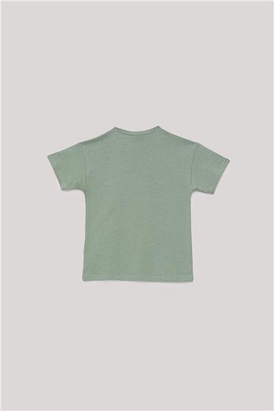 Nebbati Erkek Çocuk Yeşil T-Shirt
