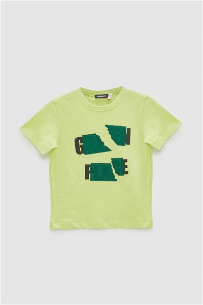 Nebbati Erkek Çocuk Yeşil T-Shirt