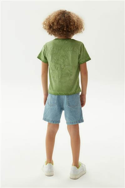 Nebbati Erkek Çocuk Yeşil T-ShirtNebbati Erkek Çocuk Yeşil T-Shirt