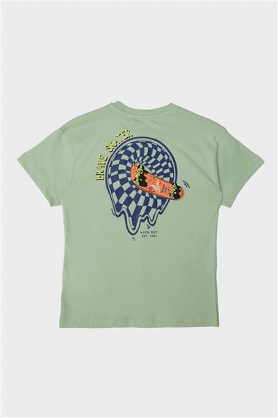 Nebbati Erkek Çocuk Yeşil Tshirt
