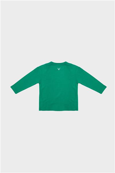 Nebbati Erkek Çocuk Yeşil Tshirt