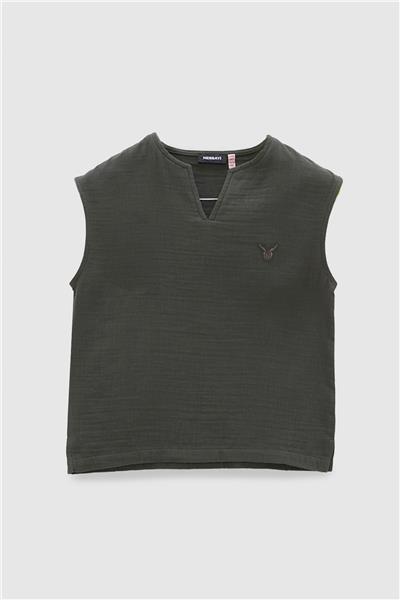 Nebbati Erkek Çocuk Yeşil Tshirt