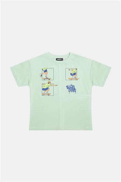Nebbati Erkek Çocuk Yeşil Tshirt