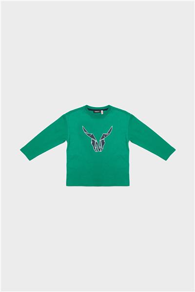 Nebbati Erkek Çocuk Yeşil Tshirt