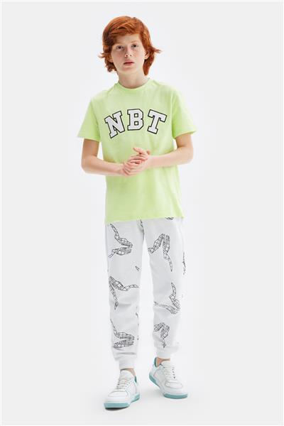 Nebbati Erkek Çocuk Yeşil Tshirt