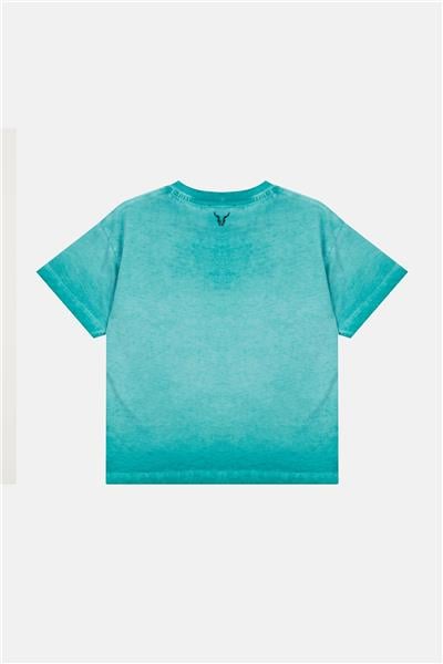Nebbati Erkek Çocuk Yeşil Tshirt