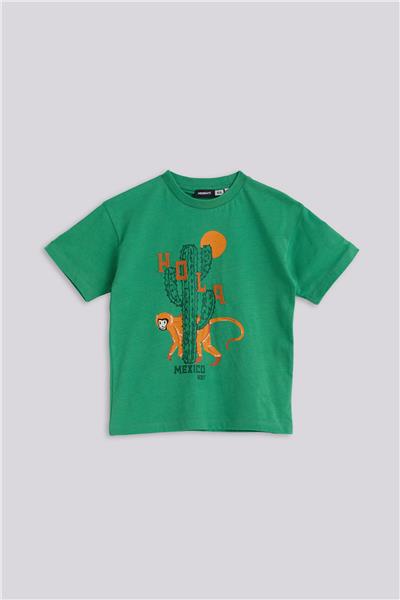 Nebbati Erkek Çocuk Yeşil TshirtNebbati Erkek Çocuk Yeşil Tshirt