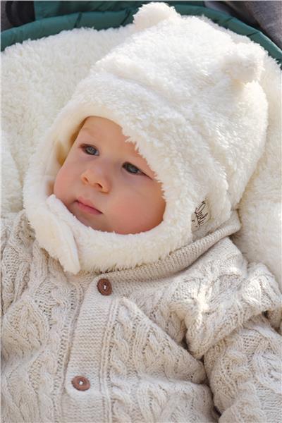 Owli Unisex Ekru Kulaklı ŞapkaOwli Unisex Ekru Kulaklı Şapka