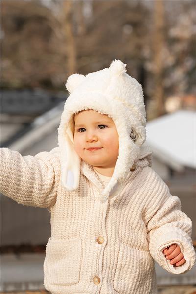 Owli Unisex Ekru Kulaklı ŞapkaOwli Unisex Ekru Kulaklı Şapka
