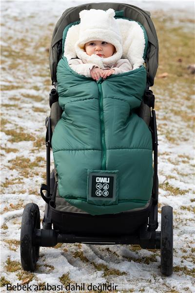 Owli Unisex Yeşil Puset TulumuOwli Unisex Yeşil Puset Tulumu